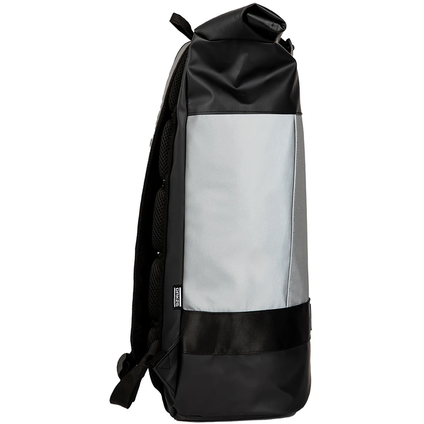 OAK25 Reflective Rolltop Backpack - Black 4 OAK25 Reflective Rolltop Backpack - Black - Afbeelding 3