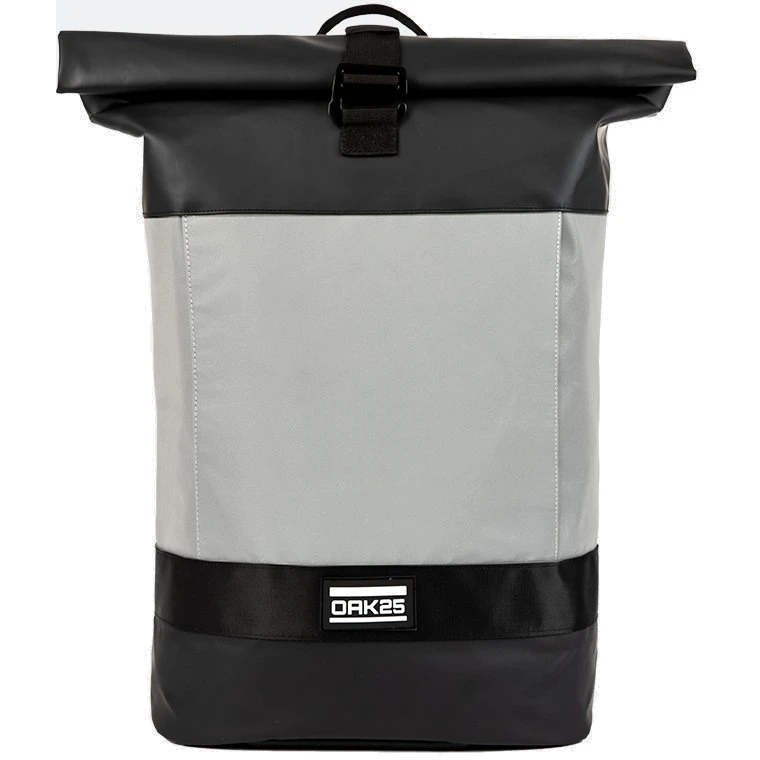 OAK25 Reflective Rolltop Backpack - Black 2 OAK25 Reflective Rolltop Backpack - Black