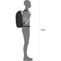 ORTLIEB Velocity High Visibility - 23L Backpack - Black Reflective -Fietsonderdelen ortlieb r4044 4 1303118