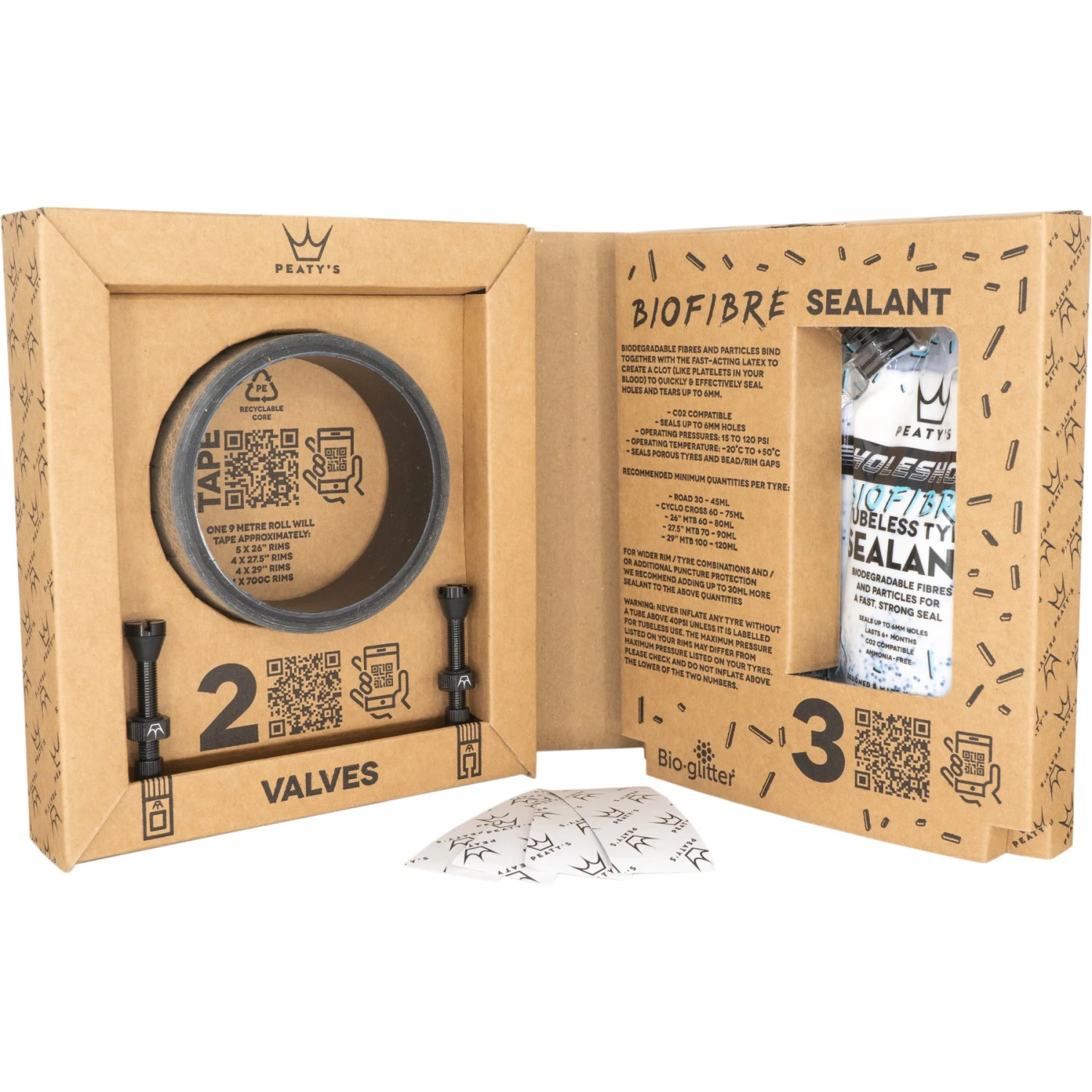 Peaty's Holeshot Tubeless Conversion Kit - 30mm 4 Peaty's Holeshot Tubeless Conversion Kit - 30mm - Afbeelding 2