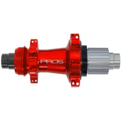 Hope Pro 5 Straightpull Achterwielnaaf - Centerlock - 12x148mm Boost | Shimano Micro Spline - Rood