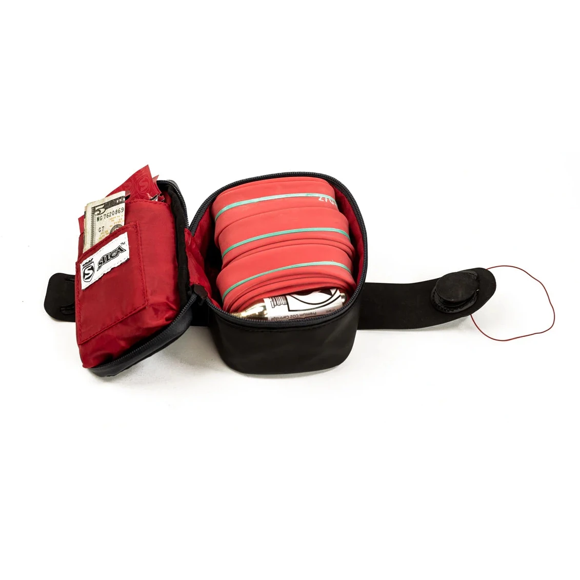 SILCA Mattone Grande Zadeltas - Zwart / Rood 6 SILCA Mattone Grande Zadeltas - Zwart / Rood - Afbeelding 4