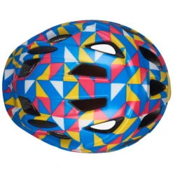 Specialized Mio Kinderfietshelm - Pro Blue/Golden Yellow Geo -Fietsonderdelen specialized mio 60020 1431 pro blue golden yellow geo f 821861