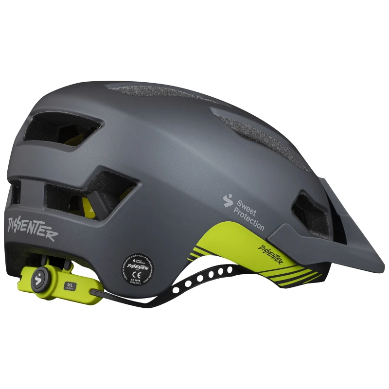 SWEET Protection Dissenter MIPS Helm - Slate Gray Metallic/Fluo 4 SWEET Protection Dissenter MIPS Helm - Slate Gray Metallic/Fluo - Afbeelding 2
