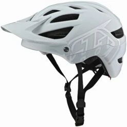 Troy Lee Designs A1 MIPS Helmet - Classic Lightgray / White