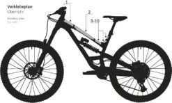 Unleazhed Frame Unscratch Bp01-F Frame Protection Tape - Tatanka Black Glossy -Fietsonderdelen unleazhed bp01 empire f 1022115