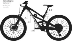 Unleazhed Frame Unscratch Bp01-F Frame Protection Tape - Tatanka Black Glossy -Fietsonderdelen unleazhed bp01 empire g 1022116