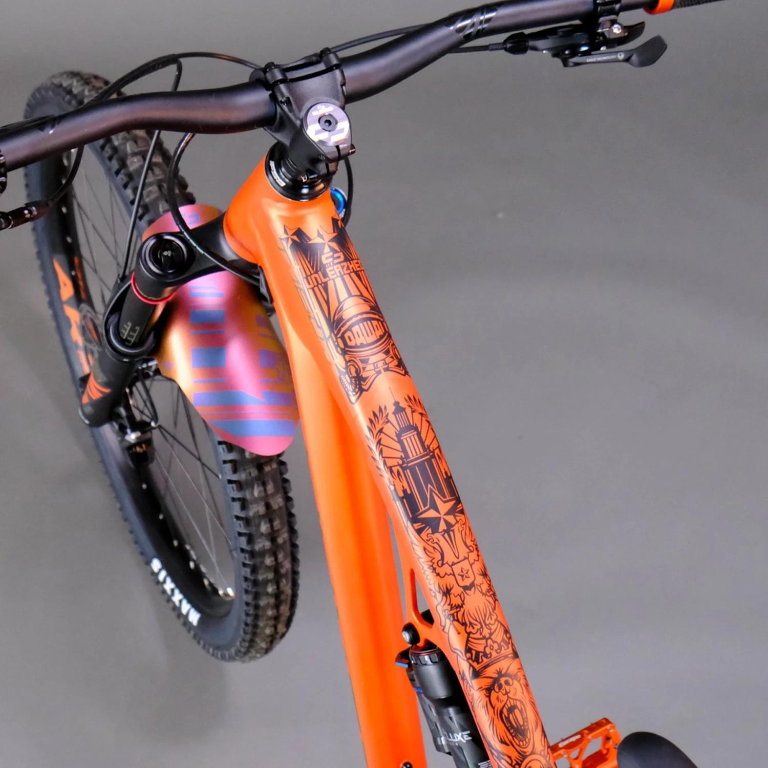 Unleazhed Frame Unscratch Bp01-S Frame Protection Tape Top Tube - Dawei Black Matt 4 Unleazhed Frame Unscratch Bp01-S Frame Protection Tape Top Tube - Dawei Black Matt - Afbeelding 2