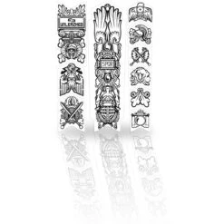 Unleazhed Frame Unscratch Bp01-S Frame Protection Tape Top Tube - Empire Black Glossy