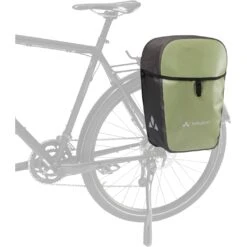 Vaude Aqua Commute Single Tas Voor De Achterkant - 26L - Fango -Fietsonderdelen vaude aqua commute single bike pannier rear fango 200 1243315