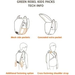 Vaude Brummel Kinderen Schoudertas - 3L - Heron -Fietsonderdelen vaude brummel kids shoulder bag 1 1459508