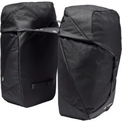 Vaude TwinRoadster Dubbele Achterwiel-Tas - 2x26L - Zwart -Fietsonderdelen vaude twinroadster double bike pannier rear black 4 1358928